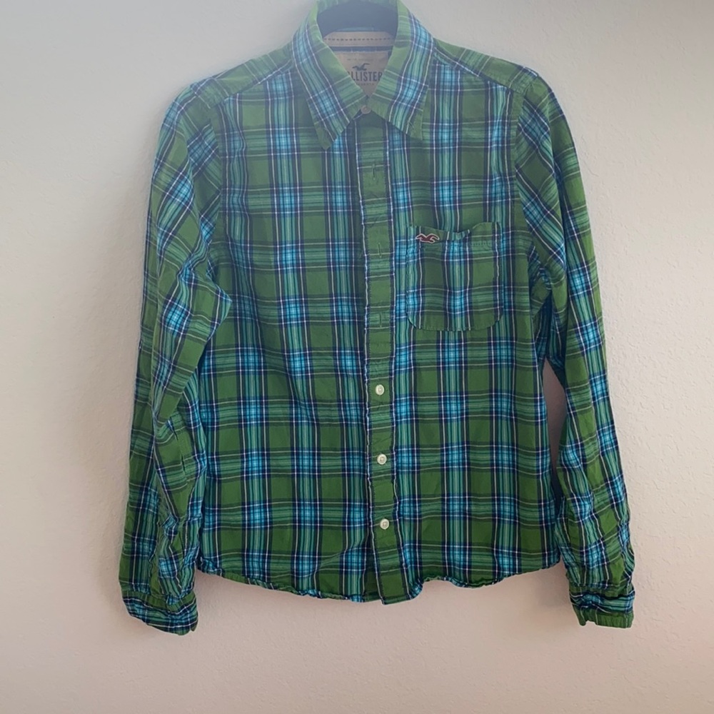 Hollister Long Sleeve Collared Shirt